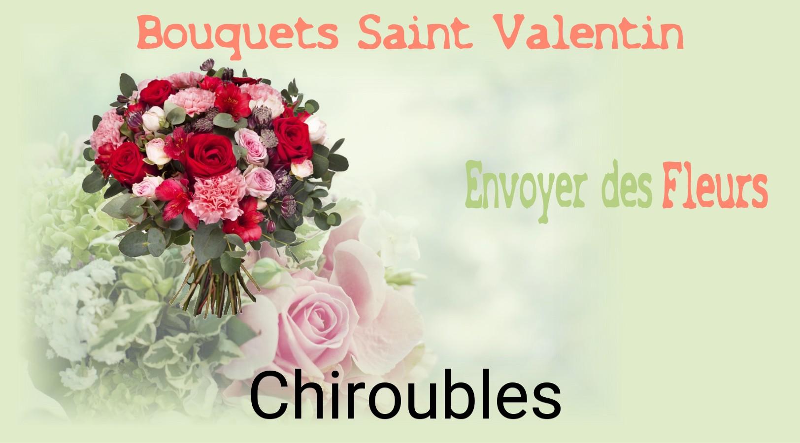 Roses de Saint-Valentin livrées à Chiroubles